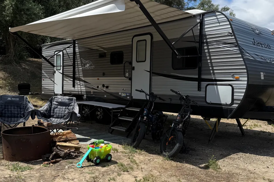 The Berger’s Jayco Jay flight Travel Trailer