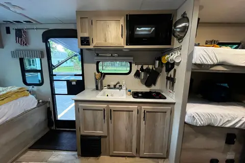 Outdoor Kitchen and Bunkhouse Travel Trailer - Delivery/Set Up Only