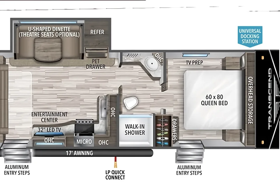 TRANSCEND-2 Modern Luxury w/ a Private Master, Dual Entry & Theater Seating!