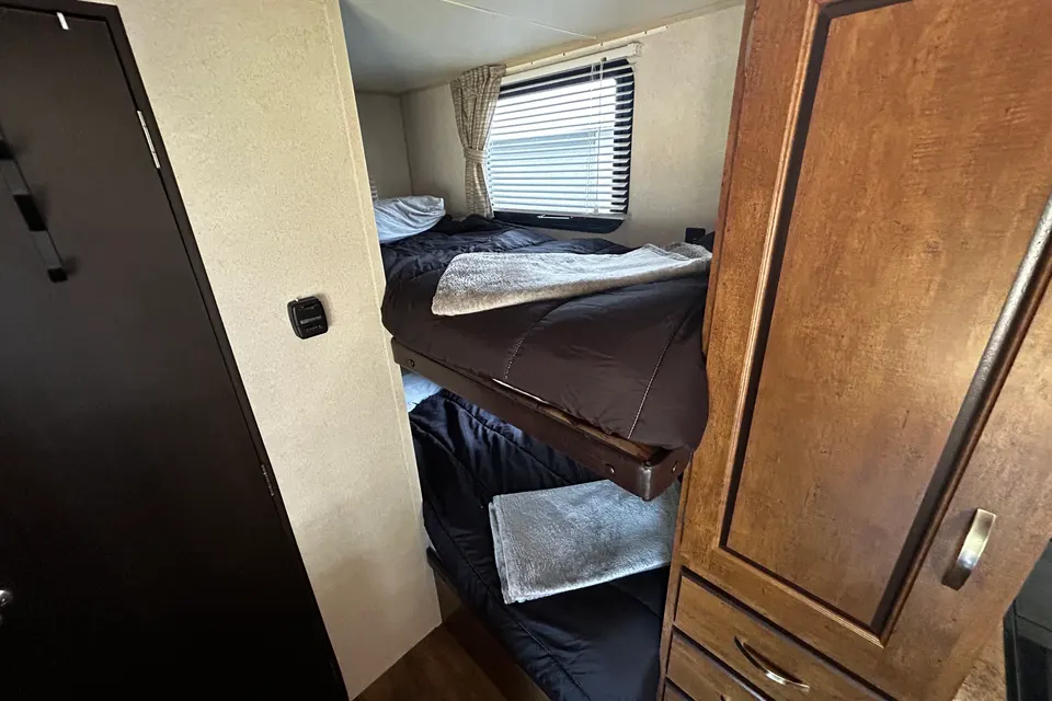 Meg's Wild Wood Bunkhouse Travel Trailer