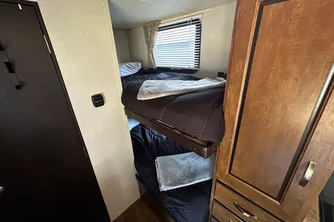 Meg's Wild Wood Bunkhouse Travel Trailer