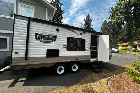 Meg's Wild Wood Bunkhouse Travel Trailer