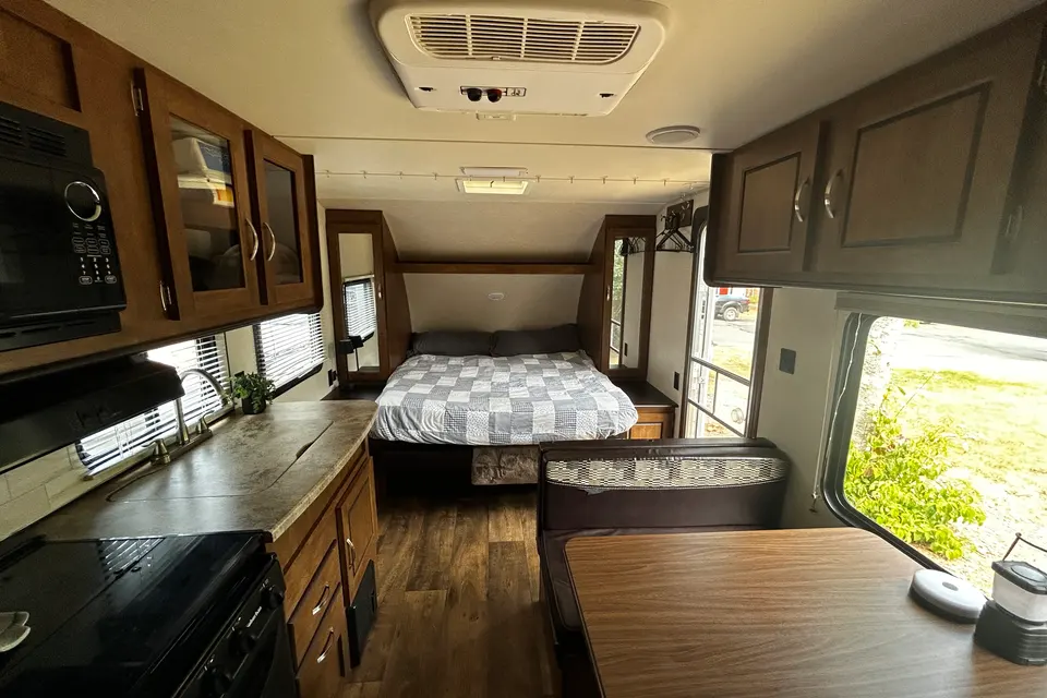 Meg's Wild Wood Bunkhouse Travel Trailer