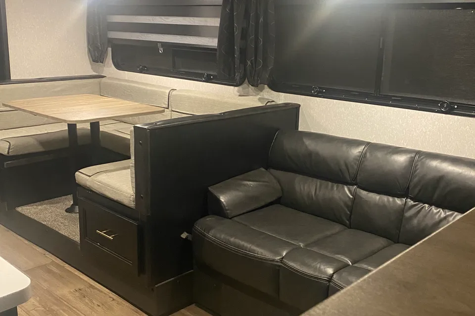 David's Forest River Grey wolf black label Travel Trailer