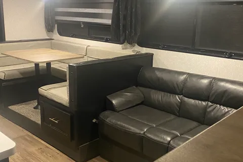 David's Forest River Grey wolf black label Travel Trailer