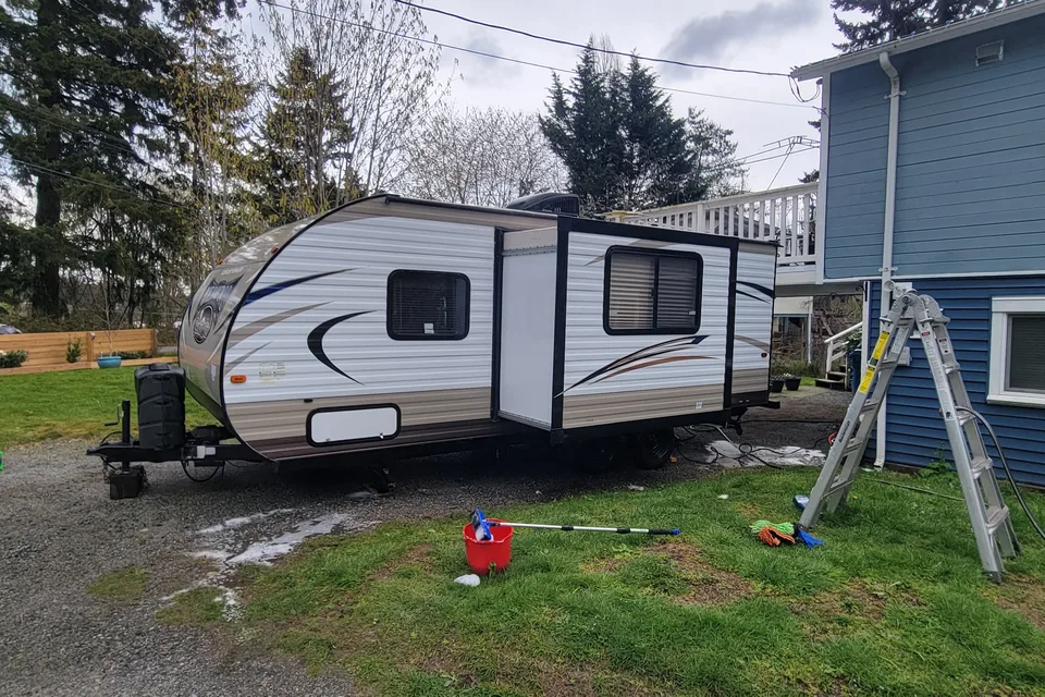 Andrew's Forestriver Wildwood  Travel Trailer