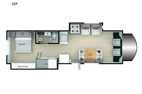 32' Bunkhouse | Bunks + Smart TVs | Pet/Smoke-Free