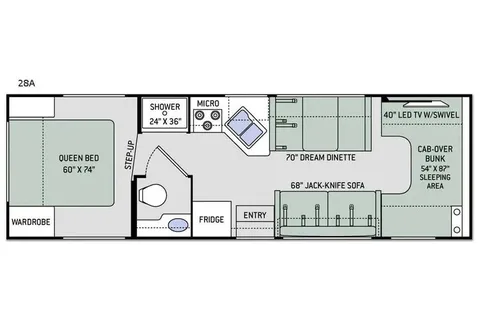 Fireside RV's 2019 Thor Motor Coach Majestic 28A - LMI1519