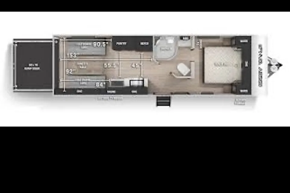 shane's Forest River grey wolf 18RR  Toy Hauler
