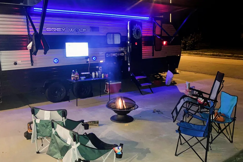 Heather's Forest River Grey Wolf Travel Trailer