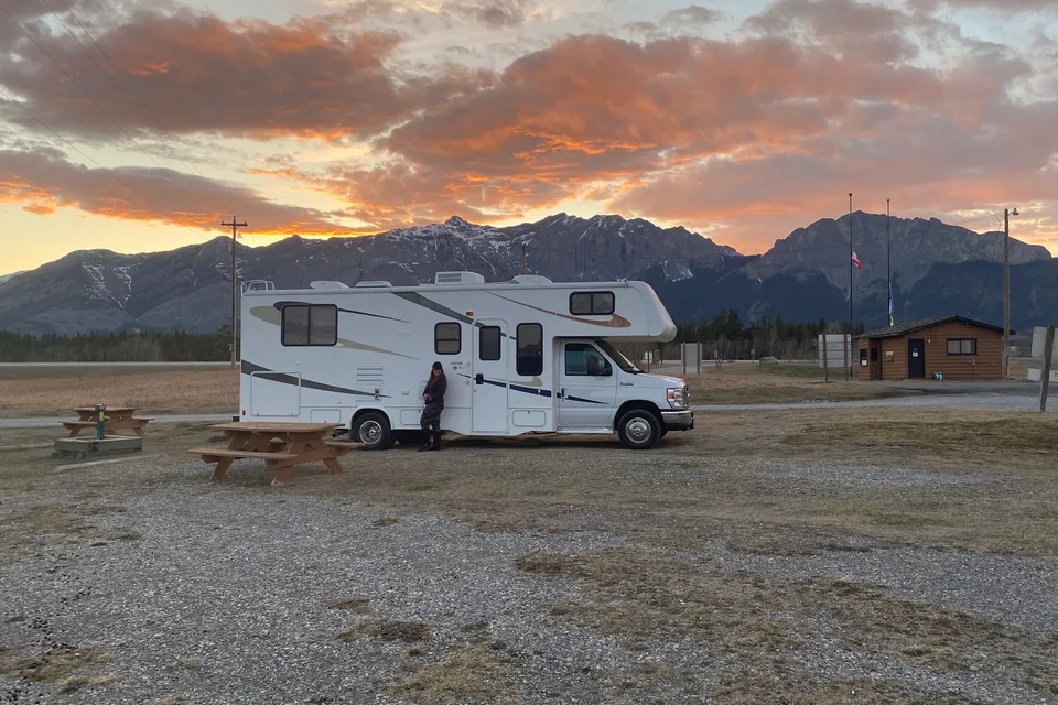 RV Set Up Campsite Stay (No Driving Needed)