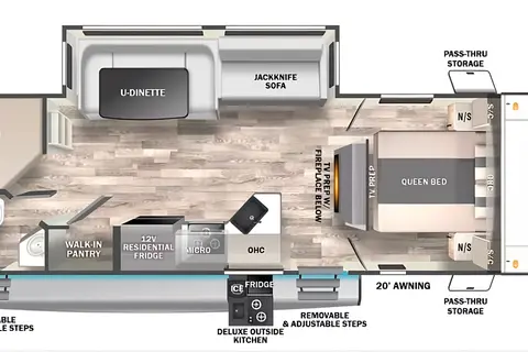 2023 Modern Style Forest River Alpha Wolf Travel Trailer
