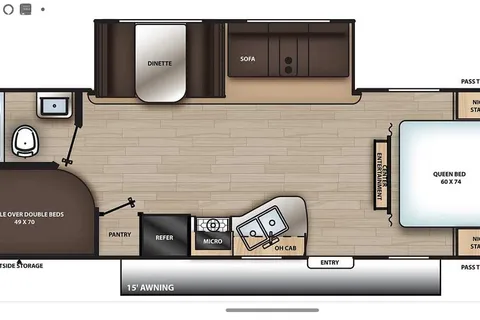 Laura Leigh 2020 Forest River Aurora 26BHS Aurora  Travel Trailer