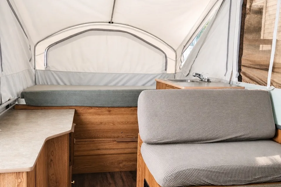 The Hideaway Pop-up Camper ( Please read description)