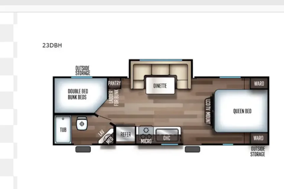 KB,s Grey wolf Travel Trailer