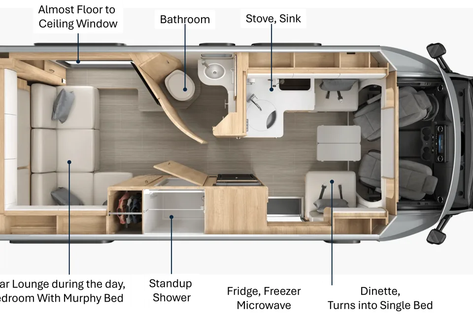 Leisure Travel Van Unity RL - PNW Glamping Easy for First Timers