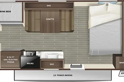 NEW Cozy Family Camper with Bunks - 2024 Starcraft 19BH