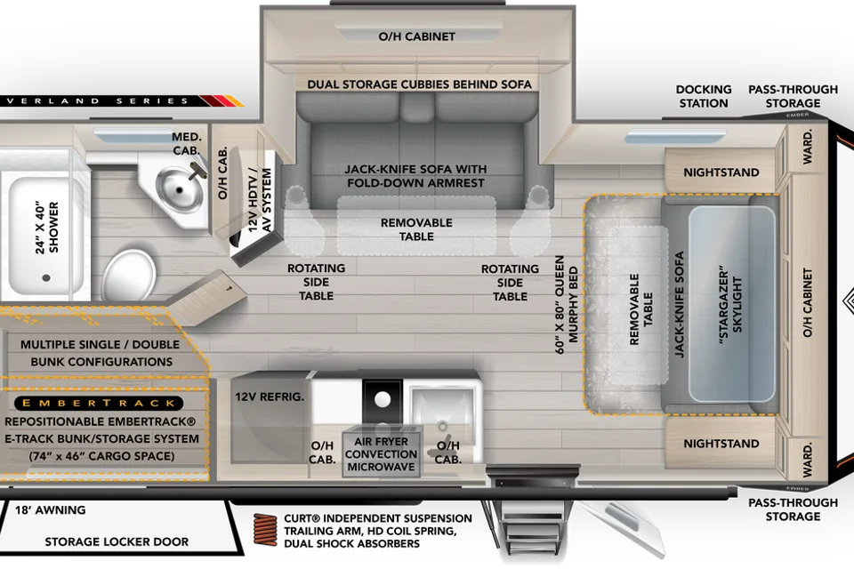 2024 Ember Overland Off Grid Trailer