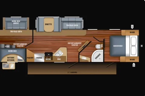 All you need to do is show up! FULLY STOCKED, FAMILY FRIENDLY like new 31’ with 2 slides Jayco WhiteHawk trailer!