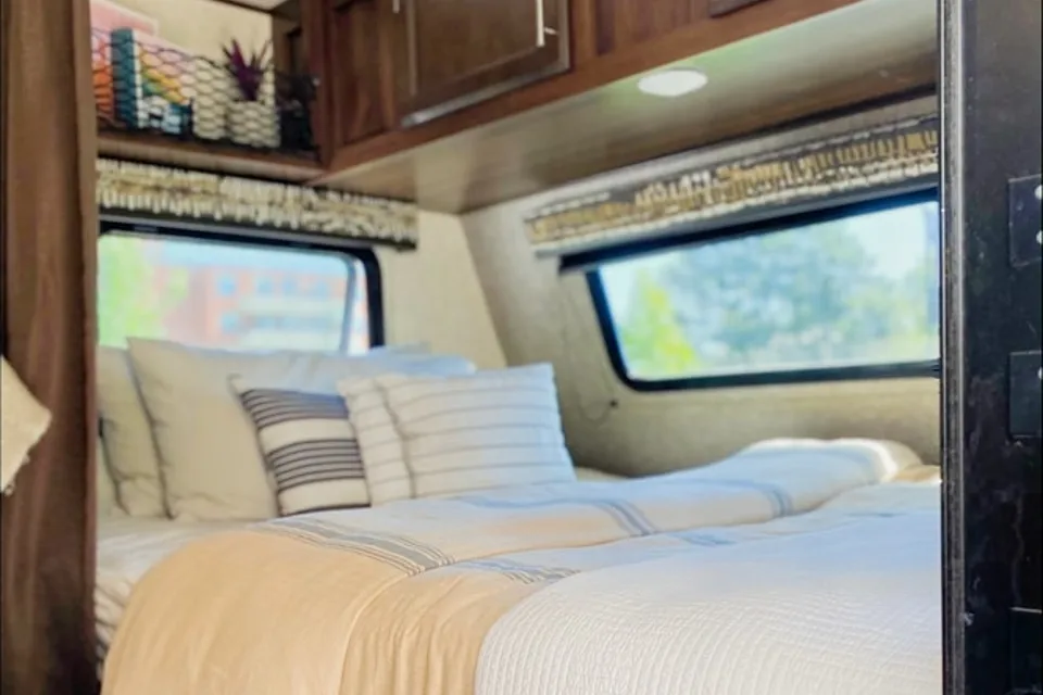 How to get your wife to go camping travel trailer!