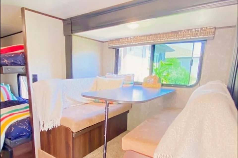 How to get your wife to go camping travel trailer!