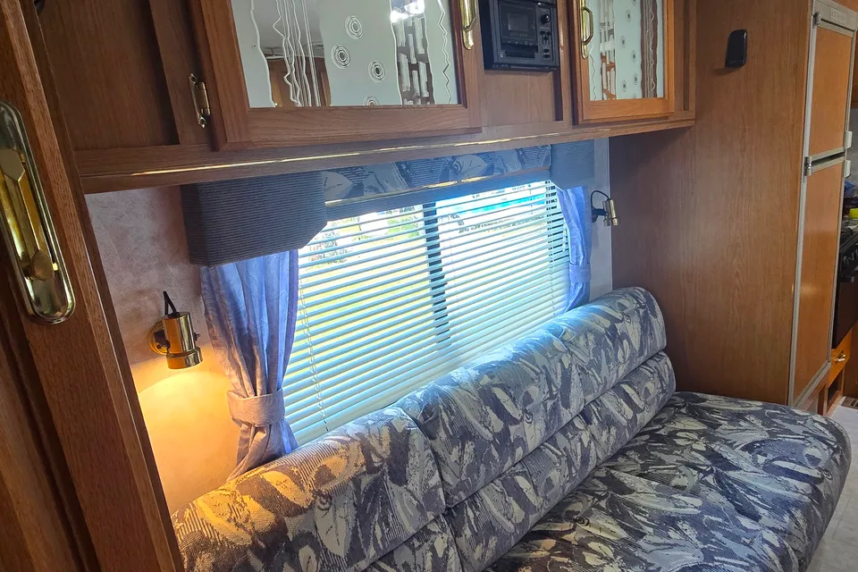 Triple Trouble Topaz Travel Trailer Cabin