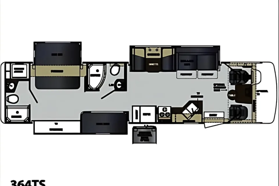 [24] Stress Free RVs - 2017 XL - Class A - Georgetown - Bunkhouse