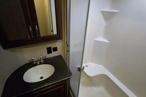 Dustin's Evergreen Tesla Fifth Wheel