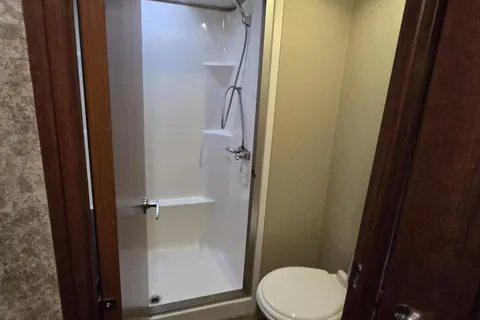 Dustin's Evergreen Tesla Fifth Wheel