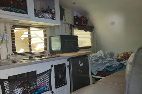 Boondock / Campsite, SUV Towable Travel Lite RV 14FD Travel Trailer