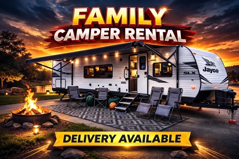 Rocco’s RV Rental | Fully Equipped Jayco Sleeps 8