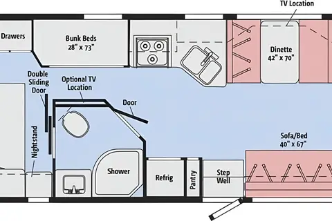 Our home away from home w/bunk beds! *Pet Friendly*
