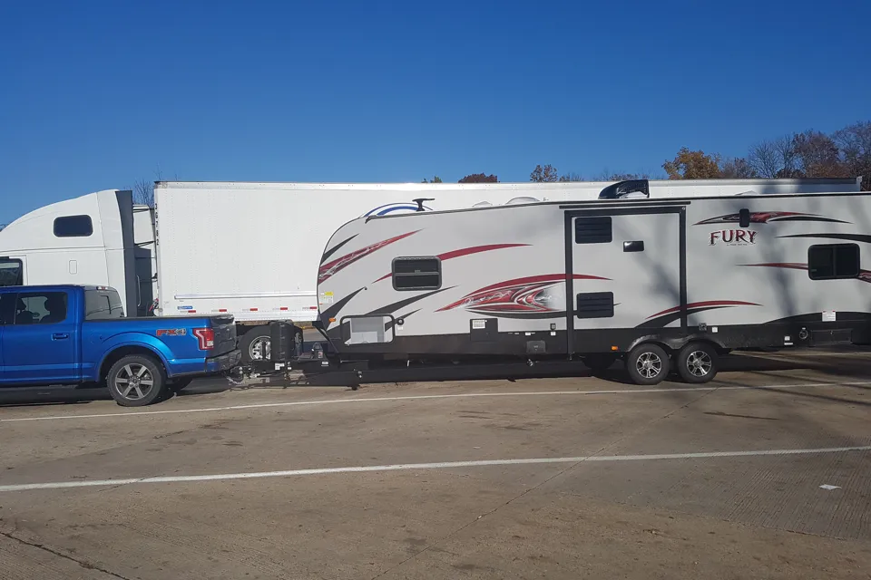 Trailer Toyhauler with lots of space for family and toys-