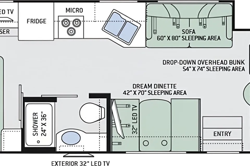 [31] Stress Free RVs - 2018 XL Class A - Hurricane - Midsize