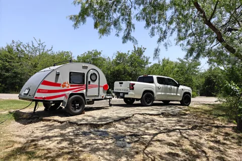 Cozy Teardrop Escape — A/C, Pet-Friendly, Fully Loaded