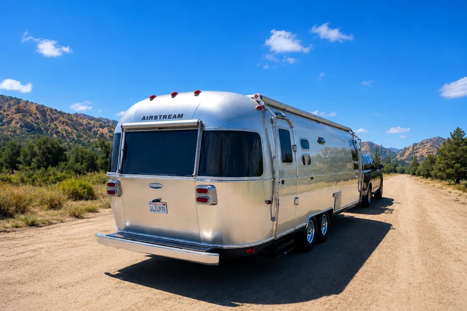 🌪️ Frosted Airstream 🌪️ Sleeps 6 • Panoramic Views • Impeccable!