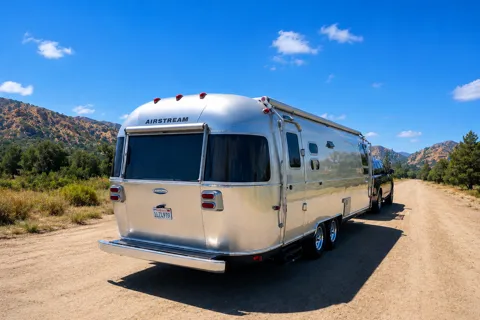 🌪️ Frosted Airstream 🌪️ Sleeps 6 • Panoramic Views • Impeccable!