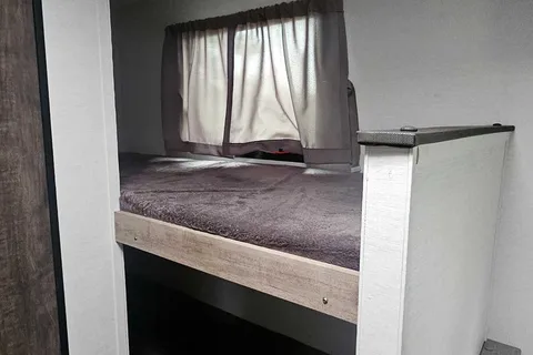 Welcome to 'The Burger' Grand River Bunkhouse Trailer with the luxuries of home.