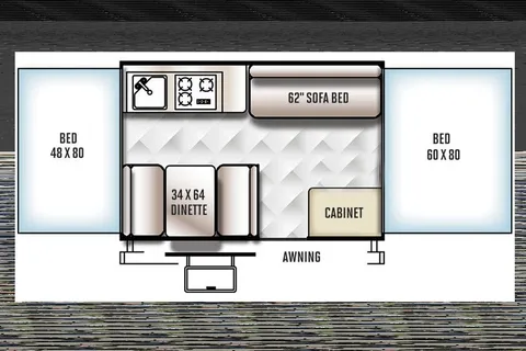 Adkins Family Forest River Rockwood Tent Trailer
