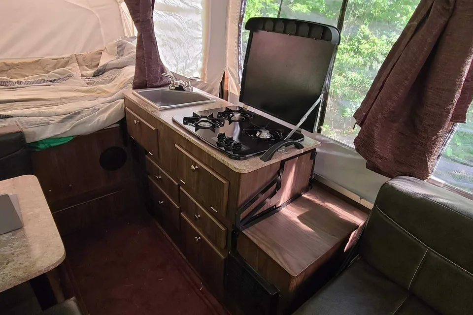 Adkins Family Forest River Rockwood Tent Trailer