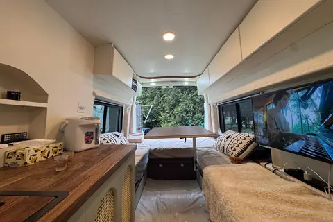 Fully Equipped Off Grid Ford Transit Camper Van