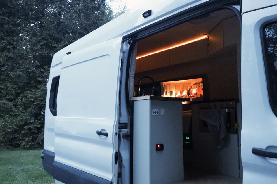 Fully Equipped Off Grid Ford Transit Camper Van