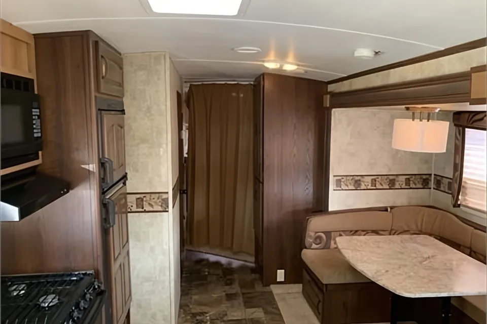Rustic Antler Lodge Keystone Outback 312BH Travel Trailer
