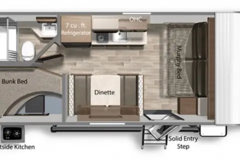  Coleman RV trailer Sleeps 7 Lightweight