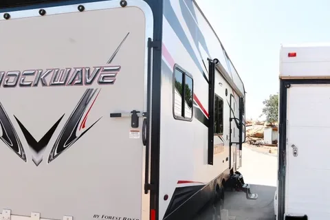 Wyatt's Forest River Shockwave Toy Hauler