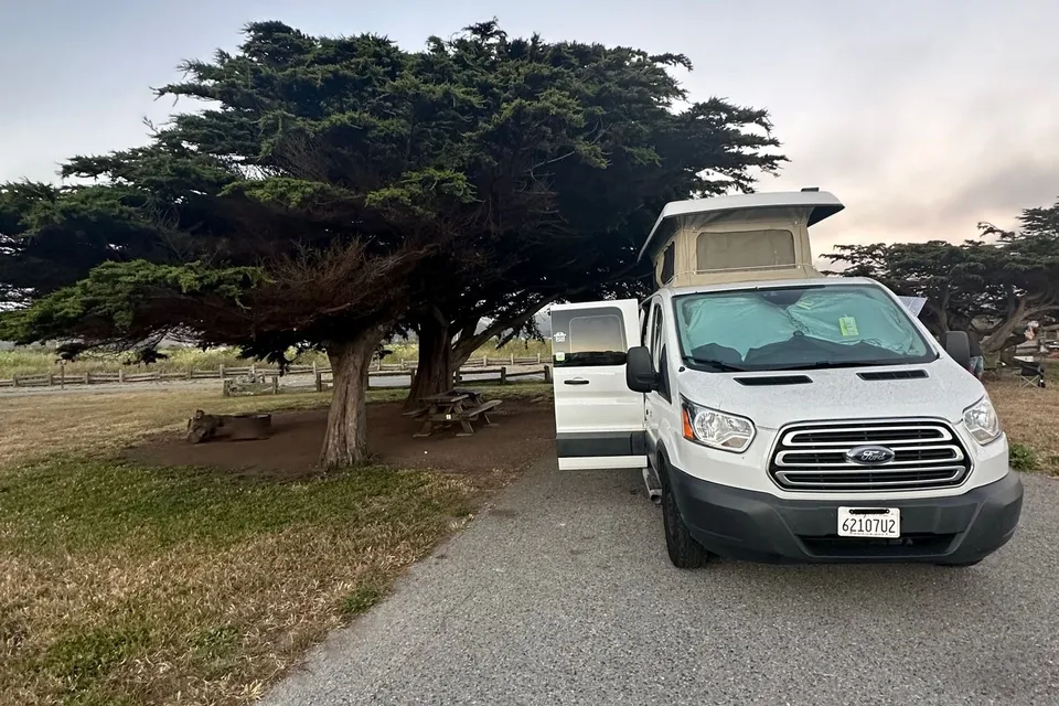 Off-Grid Adventure Van with Solar, Generator & Pop-Top