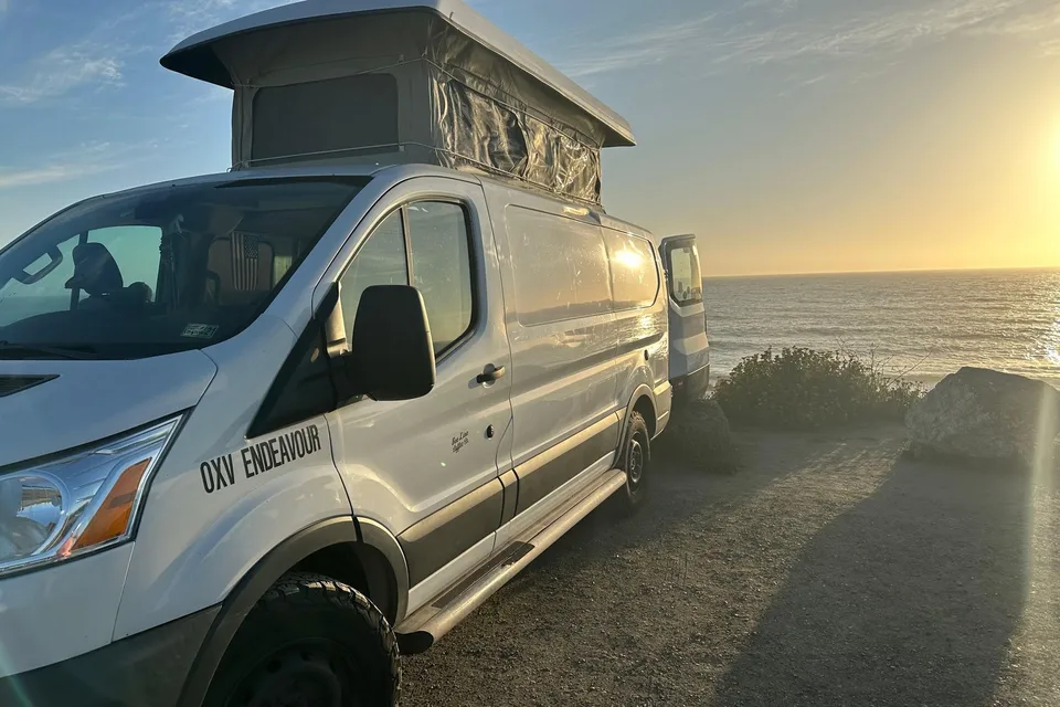 Off-Grid Adventure Van with Solar, Generator & Pop-Top