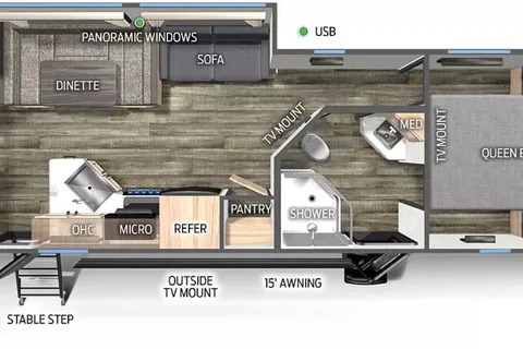 36FT Bunkhouse!