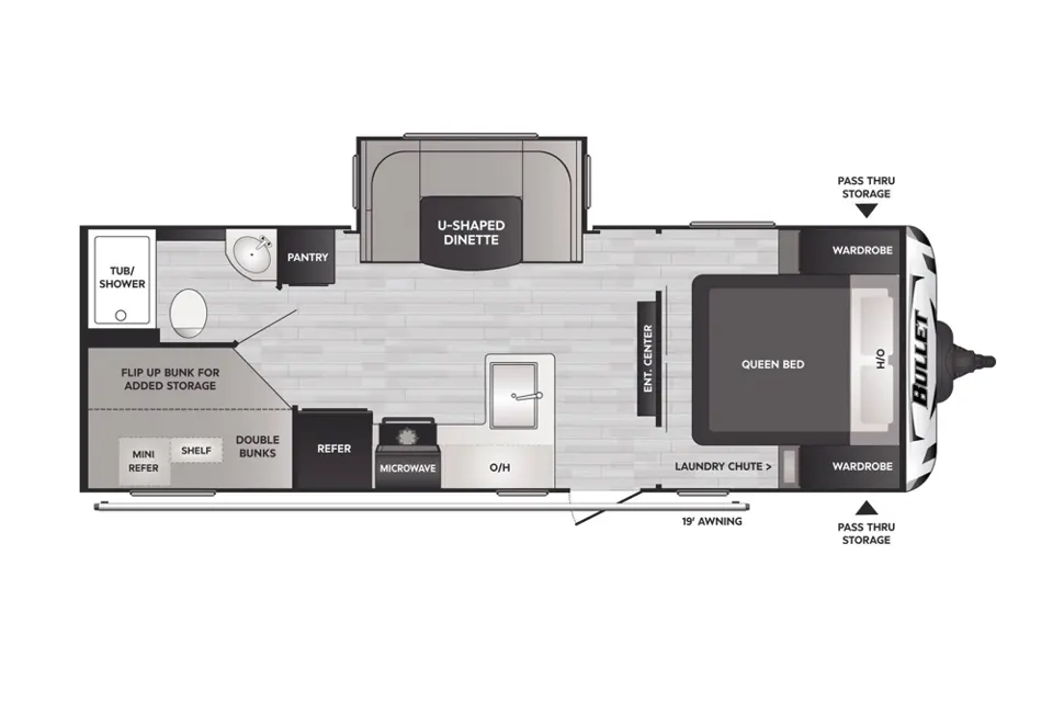 Michael's Keystone Bullet Crossfire 2430BH Travel Trailer