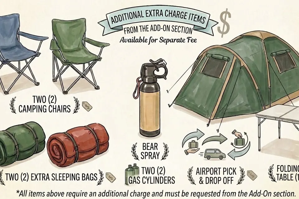 Honda Campervan (8 seats/2 sleeps)Park Pass+Airport pickup (US/Canada)